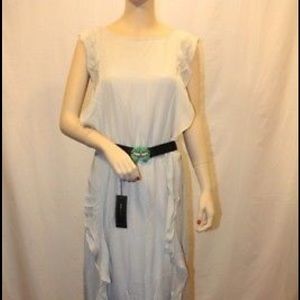 BRAND NEW BCBG LIGHT DOVE SLEEVELESS EVENING GOWN
