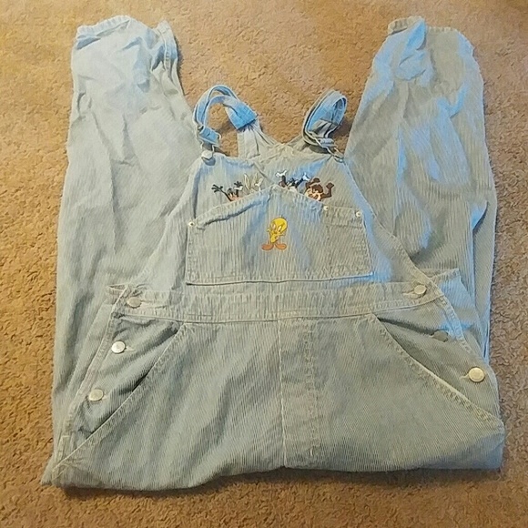 Adults xl looney tunes overalls