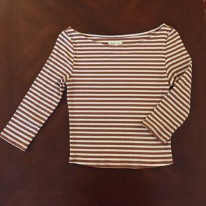Urban Outfitters Striped Crop top size XS