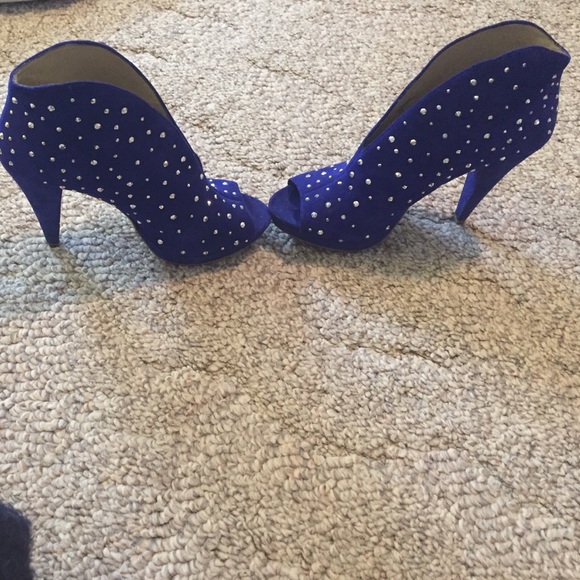 INC heeled booties