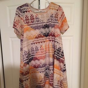 Lularoe Carly Fall Aztec Jacquard