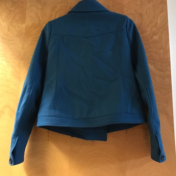 Wool / nylon blue pea coat - SOLD! - Picture 3 of 3