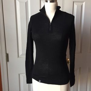 Ibex Woolies 1 merino wool half zip base layer