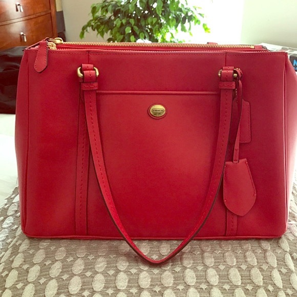 Coach Handbags - Raspberry Color Coach Bag