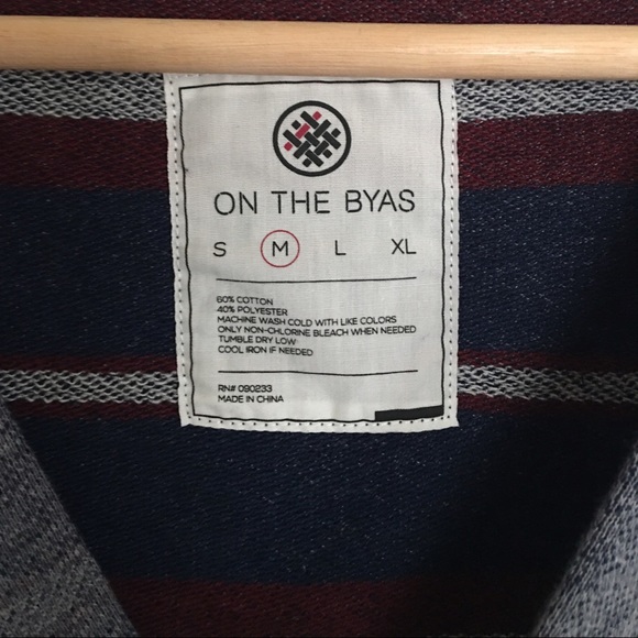 {On The BYAS} Gray Button Down - Picture 2 of 2