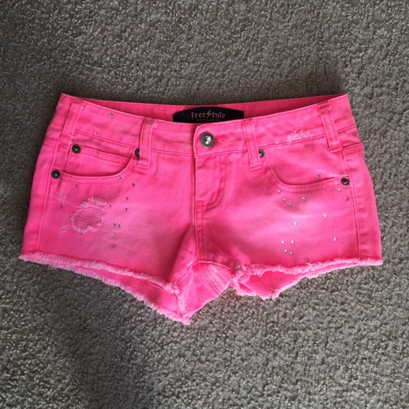 Freestyle revolution neon pink shorts