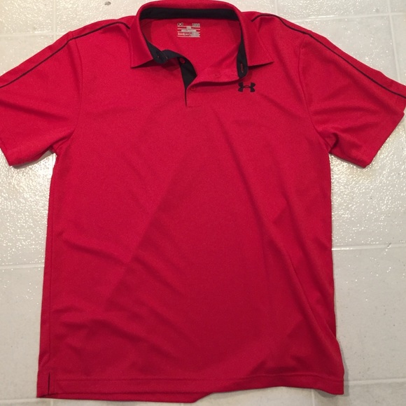 Need a gift idea? Red Under Armour polo!