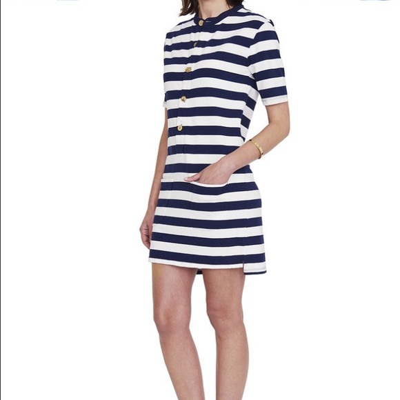 MDS STRIPES Mark D. Sikes Hepburn Dress - Picture 1 of 4