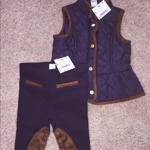 Janie and Jack equestrian style outfit