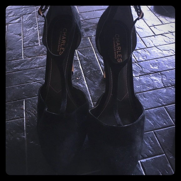 Black Charles David heels