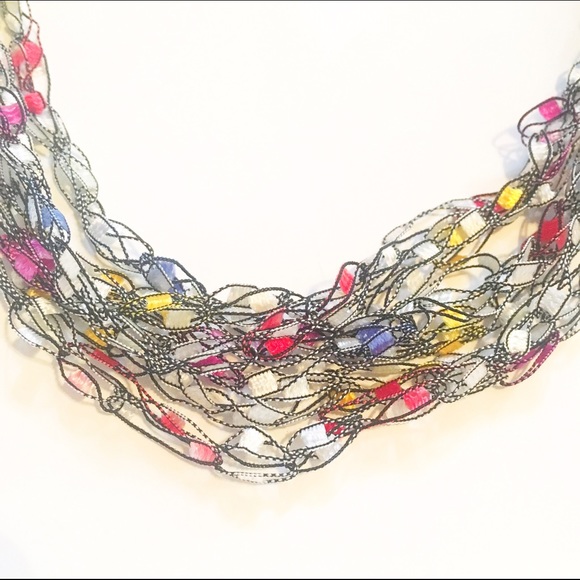 Jewelry - 📿Black & Multicolor Layered Thread Necklace Jewelry - 📿Black & Multicolor Layered Thread Necklace