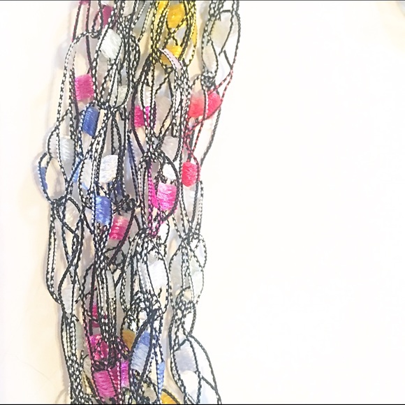 Jewelry - 📿Black & Multicolor Layered Thread Necklace Jewelry - 📿Black & Multicolor Layered Thread Necklace
