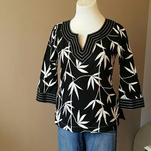 Talbots embroidered tunic
