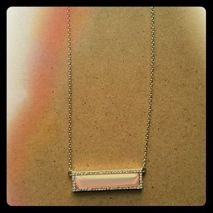 Pink Bar Necklace