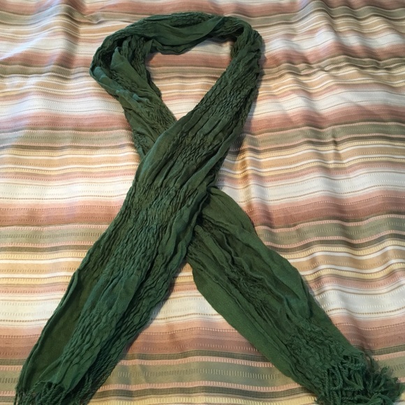 Beautiful olive green scarf