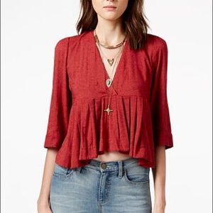Free People Pleats on Me Top