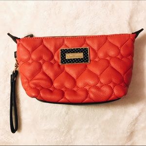 Betsey Johnson "Be Mine" Makeup Bag! NWOT