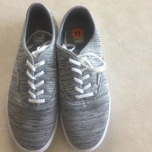 Fila grey cloth sneakers(Runs a tad bigger)