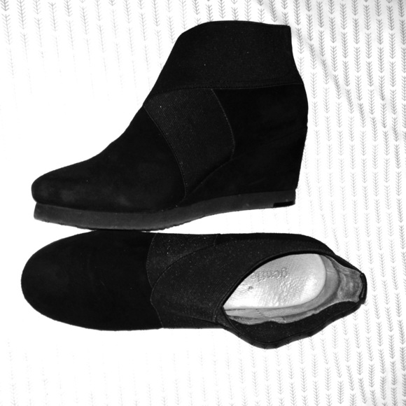Black Suede Gentle Souls Booties