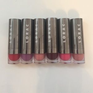 Lorac matte lipsticks