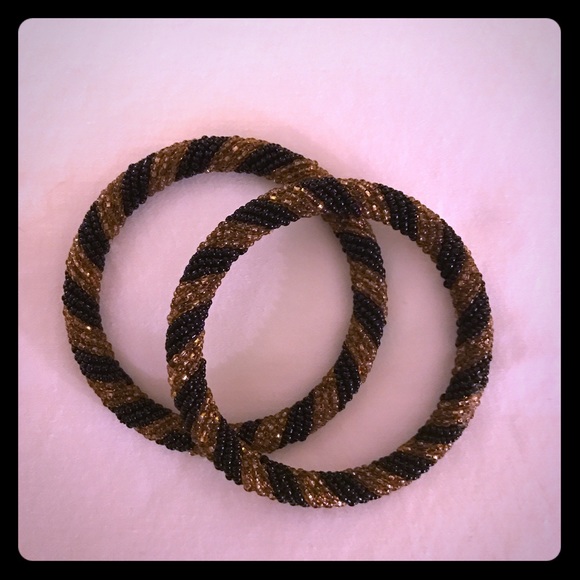 Beaded bangles