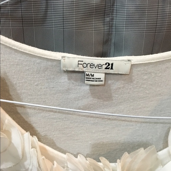 White Ruffle Top - Picture 2 of 3