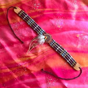 Beaded Feathered Choker (30%offBundles)