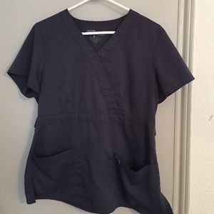 Grey's Anatomy Steel Gray Scrub top