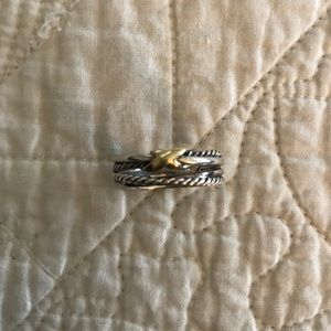 David Yurman X Collection Ring. Size 7