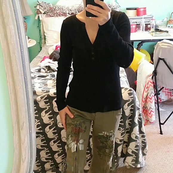 Lucky Brand Tops - Lucky Brand Waffle Knit Top