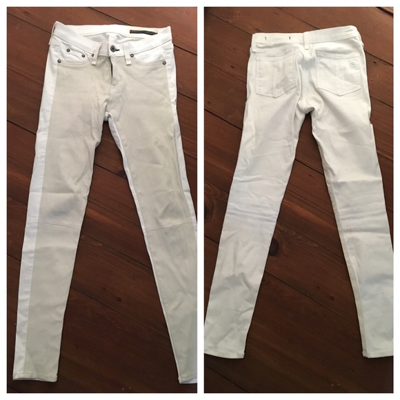 Rag & Bone Hyde Leather Denim