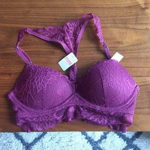 NWT Victoria secret pink, push up bralette