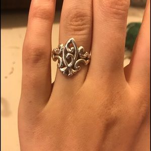 James Avery Ichthus Sterling Silver Ring