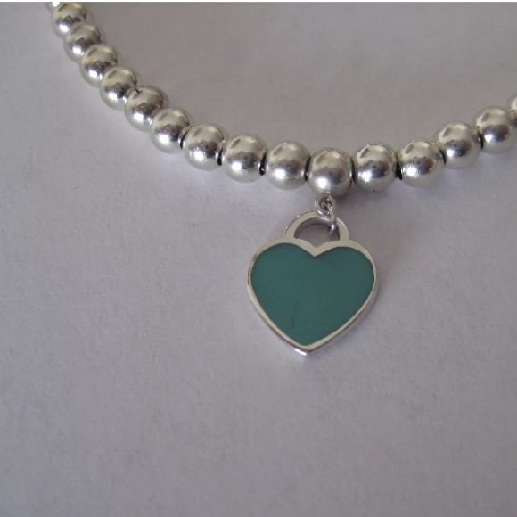 Tiffany & Co Return Blue Enamel Heart