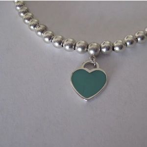Tiffany & Co Return Blue Enamel Heart