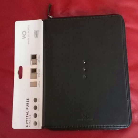 Crystal Purse for IPad Air 2 White Diamonds