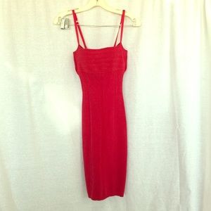 Sexy faded red Marciano fitted dress