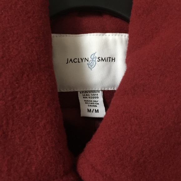 Red Pea Coat. - Picture 3 of 4