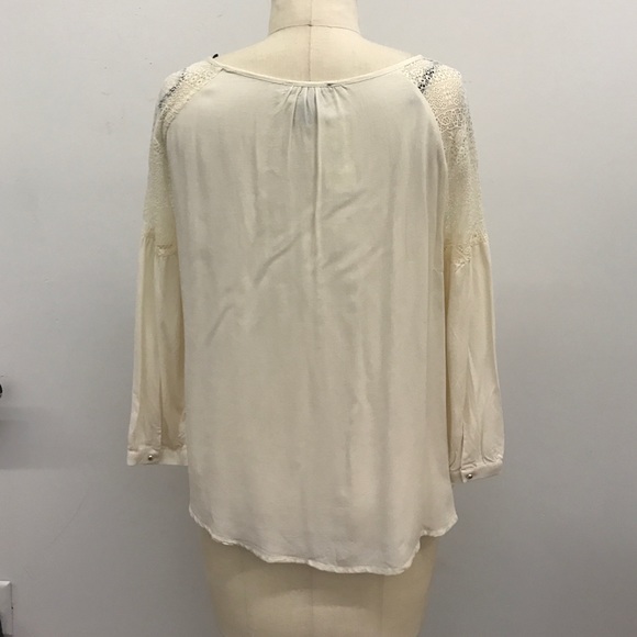 Forever 21 Lace Insert Blouse - Picture 2 of 3