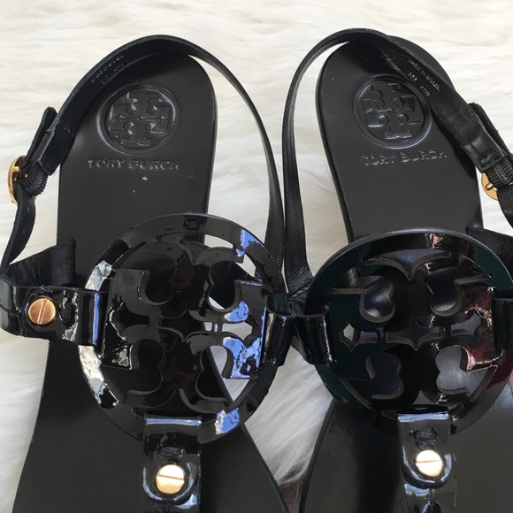 | Tory Burch | Holly Black Sling Back Heels - Picture 3 of 4