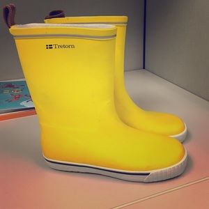 Tretorn rubber rain boots - Yellow