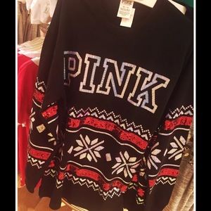 Brand new Victoria secret pink bling crew