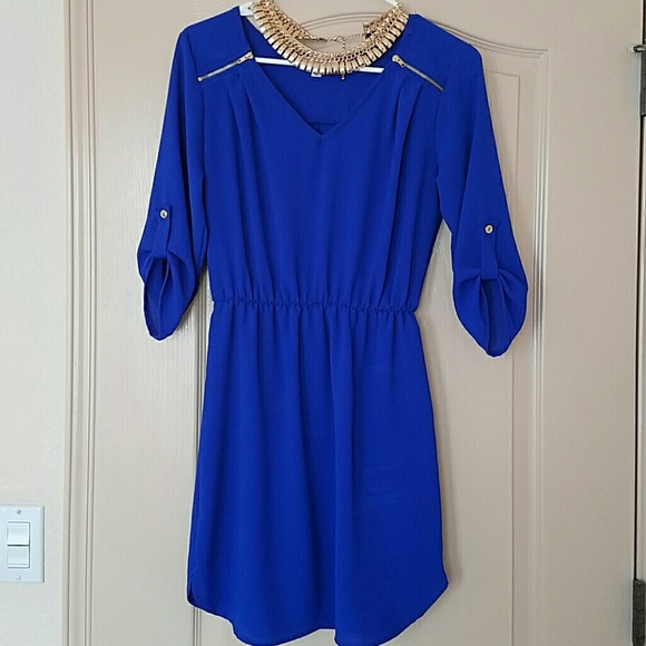 Agaci royal blue dress worn once. - Picture 1 of 4