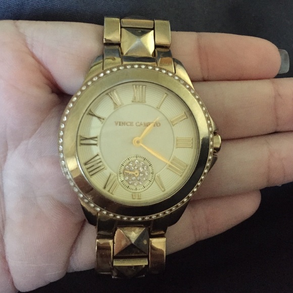 Vince Camuto gold watch