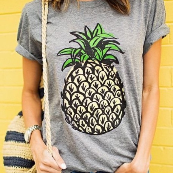 Pineapple Grey Shirt / tshirt