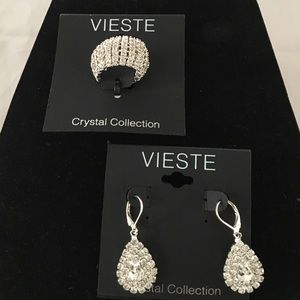 VIESTE Fashion Jewelry Earrings & ring