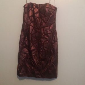 Cutout leather dress never worn