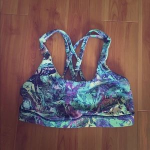 Lululemon energy sports bra, size 6, worn once