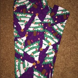 TC Lularoe xmas leggings