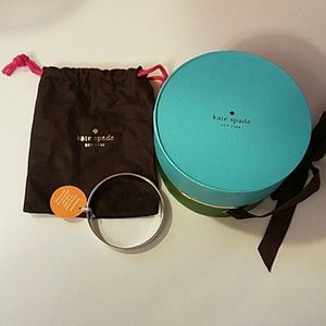 KATE SPADE Silver 'Best Friend Ever' Bracelet